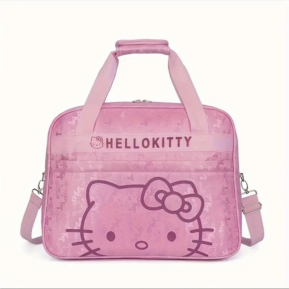 Pink Hello Kitty Travel Bag, Pink Hello Kitty Purse, Pink Hello Kitty Luggage